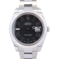 Rolex Datejust 41mm Dark Grey Dial Watch Ref# 116334