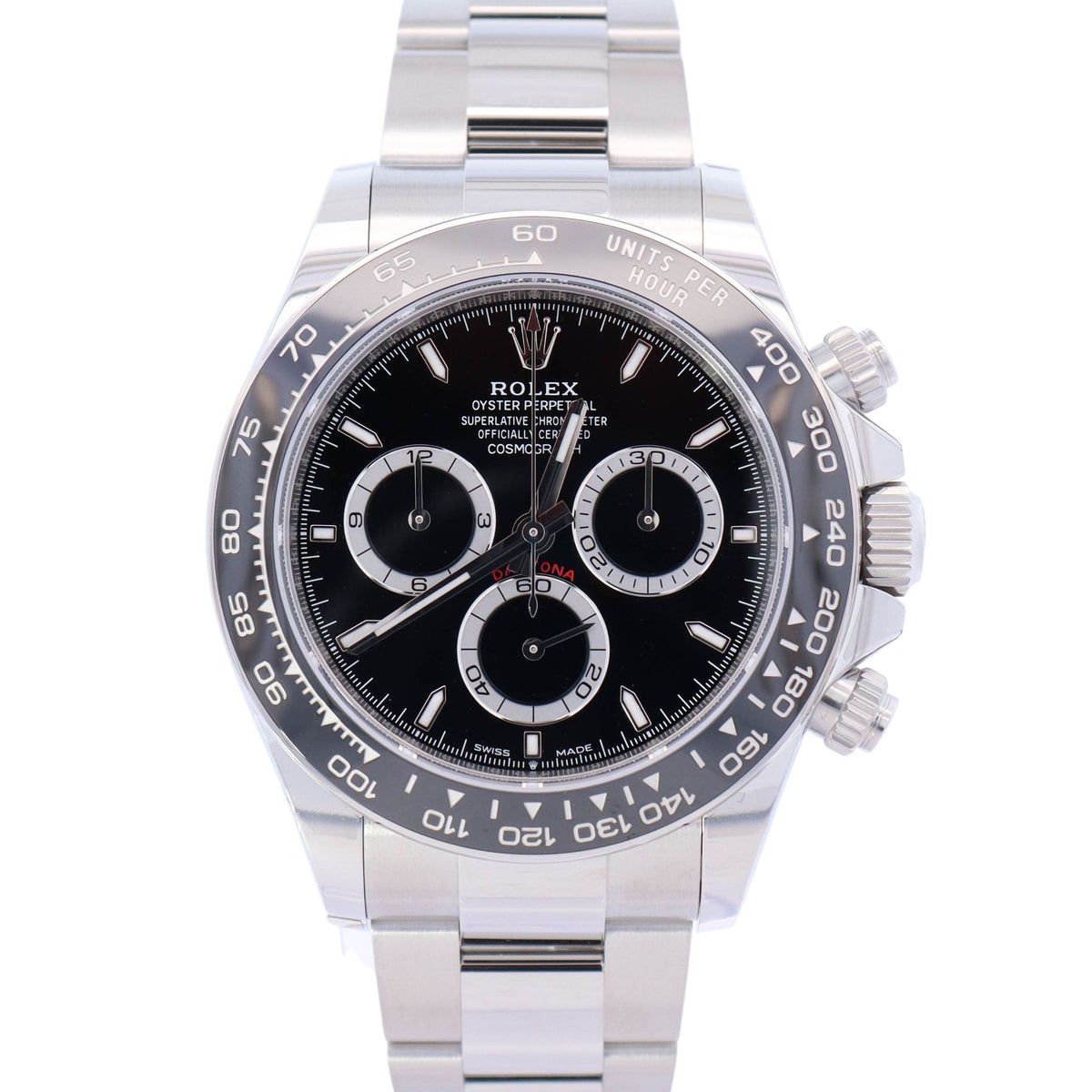 Rolex Daytona 40mm Black Dial Watch Ref# 126500LN