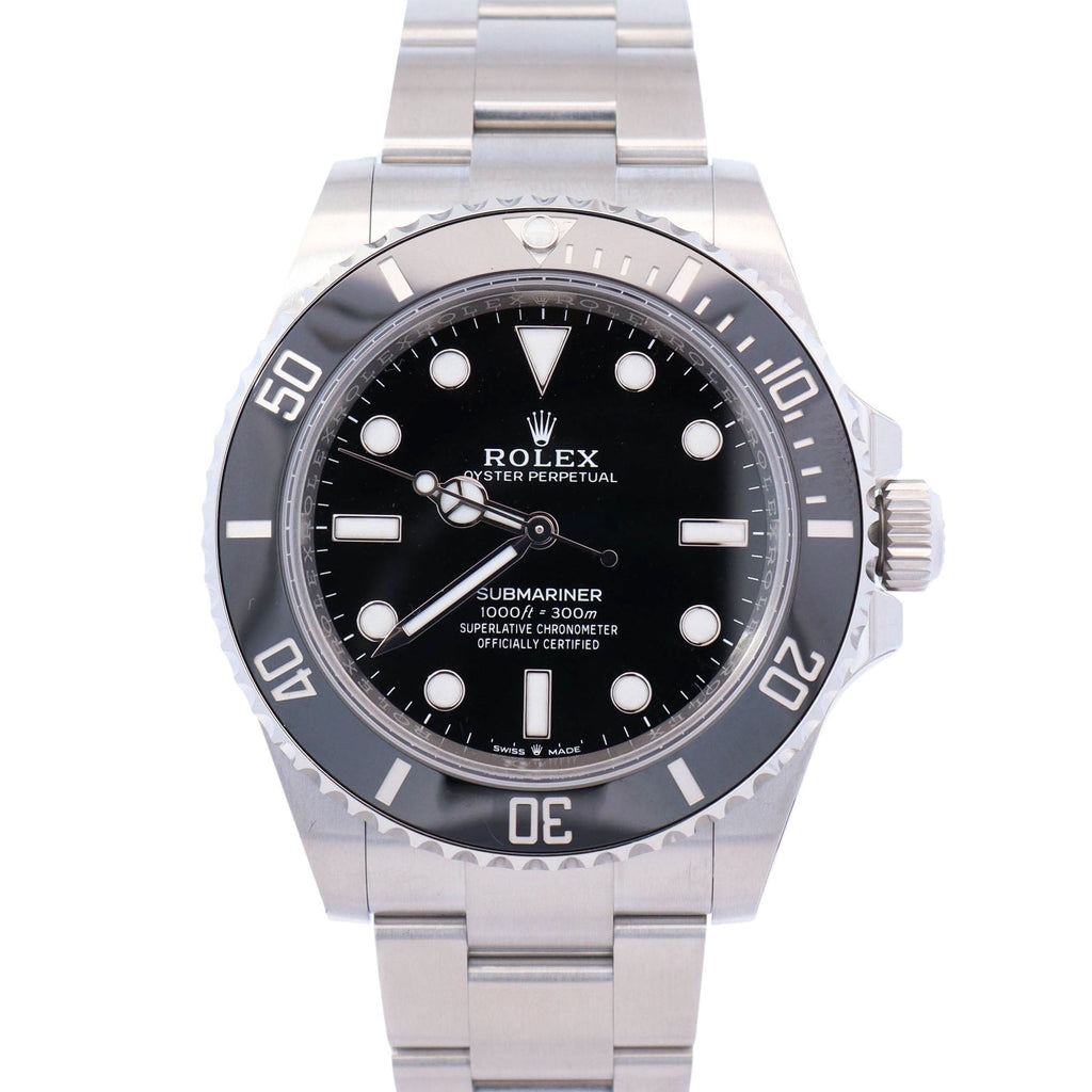 Rolex Submariner 41mm Black Dial Watch Ref# 124060
