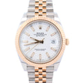 Rolex Datejust 41mm White Dial Watch Ref# 126333