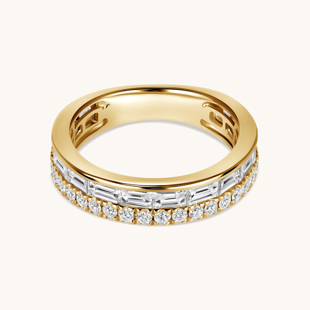 Multi-Row Diamond Band