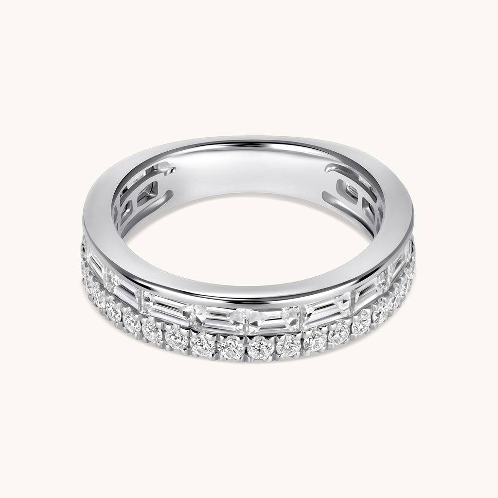 Multi-Row Diamond Band