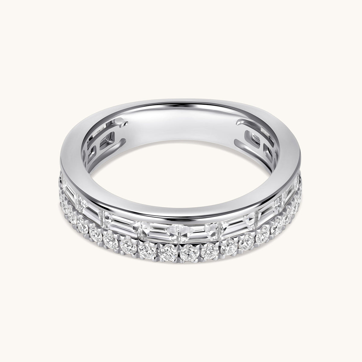 Multi-Row Diamond Band