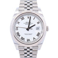 Rolex Datejust 41mm White Dial Watch Ref# 126334