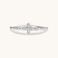 Mini Diamond Bubble Cross Ring