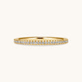 Petite Halfway Diamond Band - Happy Jewelers Fine Jewelry Lifetime Warranty