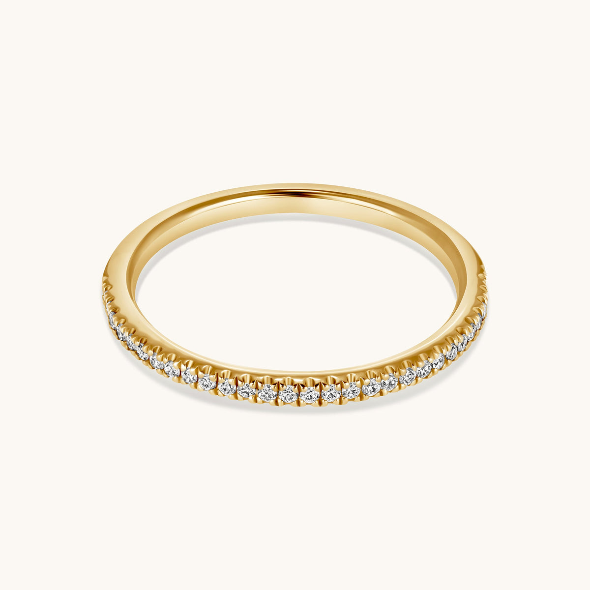 Petite Halfway Diamond Band