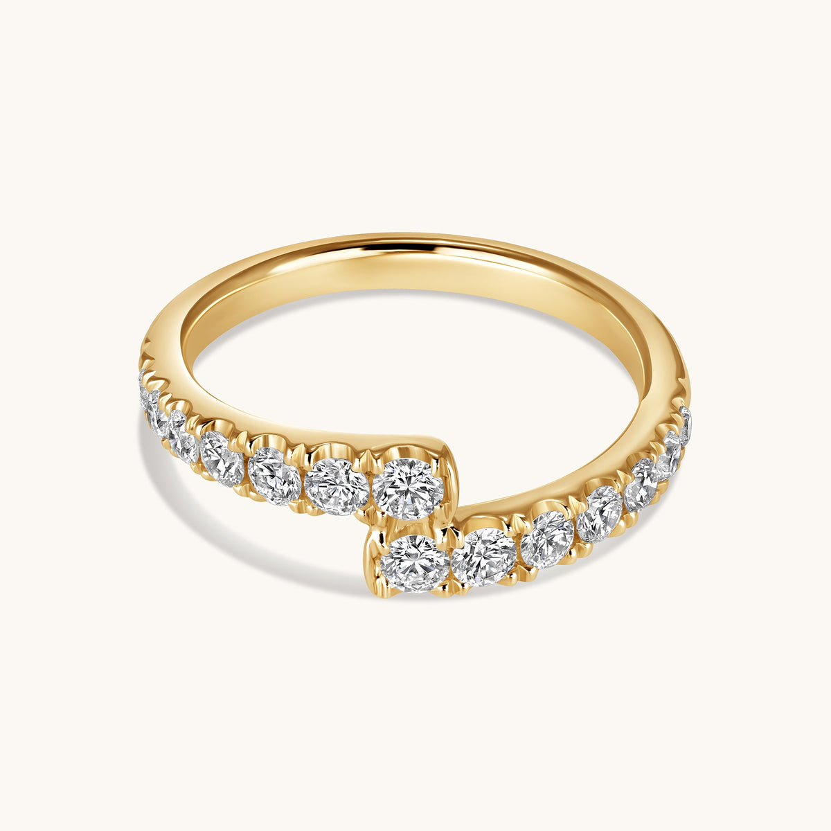 Classic Diamond Wrap Ring