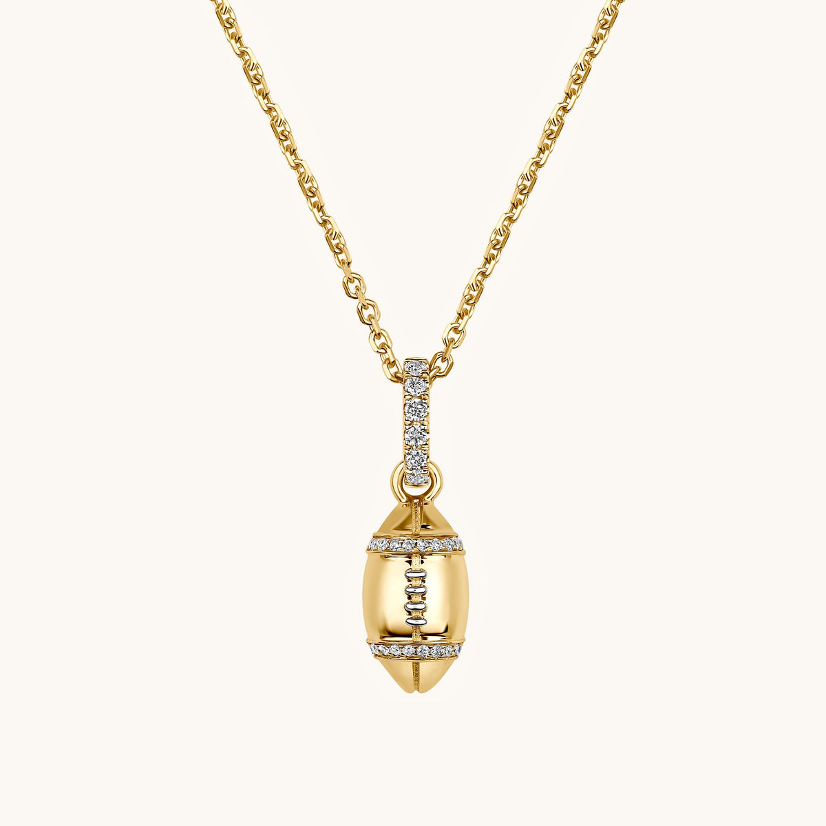 Diamond Football Pendant - Happy Jewelers Fine Jewelry Lifetime Warranty