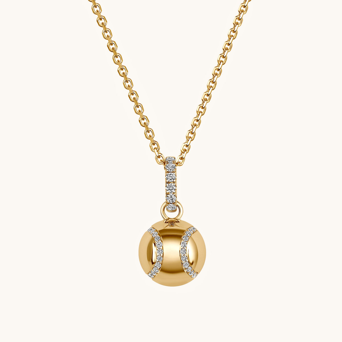 Diamond Baseball Pendant - Happy Jewelers Fine Jewelry Lifetime Warranty