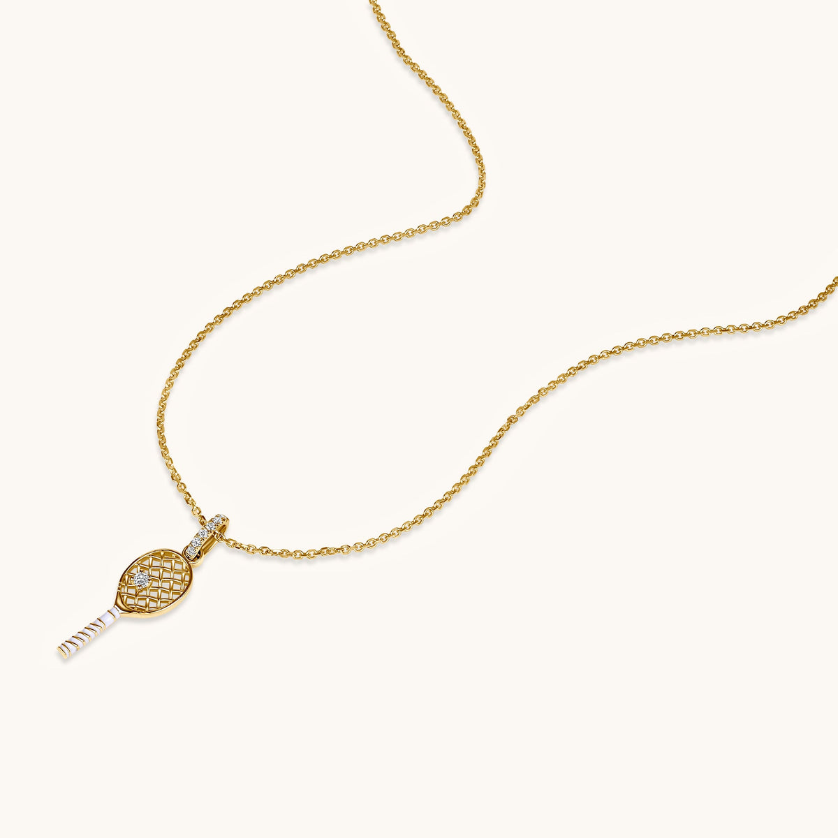 Diamond Tennis Pendant Necklace