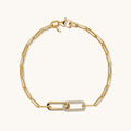 Solo Diamond Link Bracelet