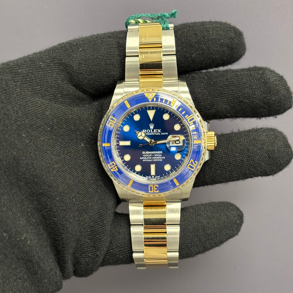 Rolex Submariner 41mm Blue Dial Watch Ref# 126613LB