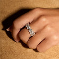 Oval Cut Diamonds Eternity Band