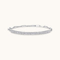 Lab Diamond Baguette Linked Up Chain Bracelet