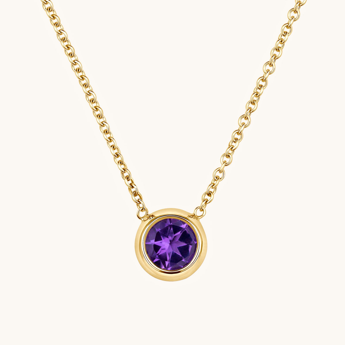 Day 1 | 12 Days of Christmas! Bezel Set Solitaire Birthstone Pendant - Happy Jewelers Fine Jewelry Lifetime Warranty