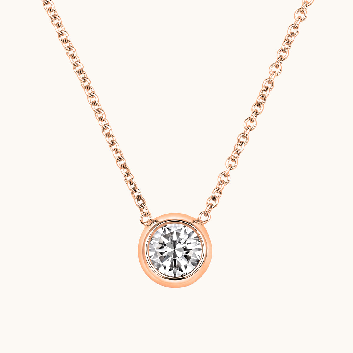 Bezel Set Solitaire Birthstone Pendant - Happy Jewelers Fine Jewelry Lifetime Warranty