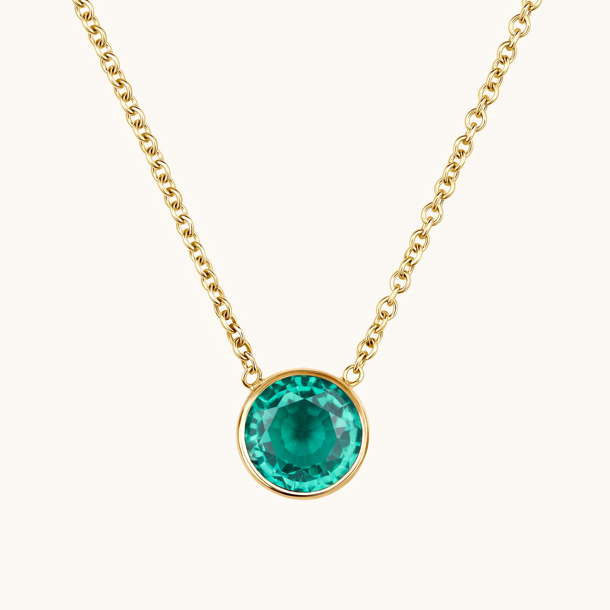 Day 1 | 12 Days of Christmas! Bezel Set Solitaire Birthstone Pendant - Happy Jewelers Fine Jewelry Lifetime Warranty