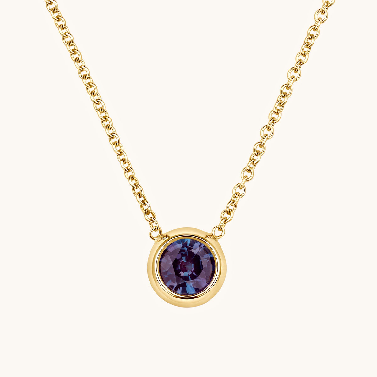 Day 1 | 12 Days of Christmas! Bezel Set Solitaire Birthstone Pendant - Happy Jewelers Fine Jewelry Lifetime Warranty