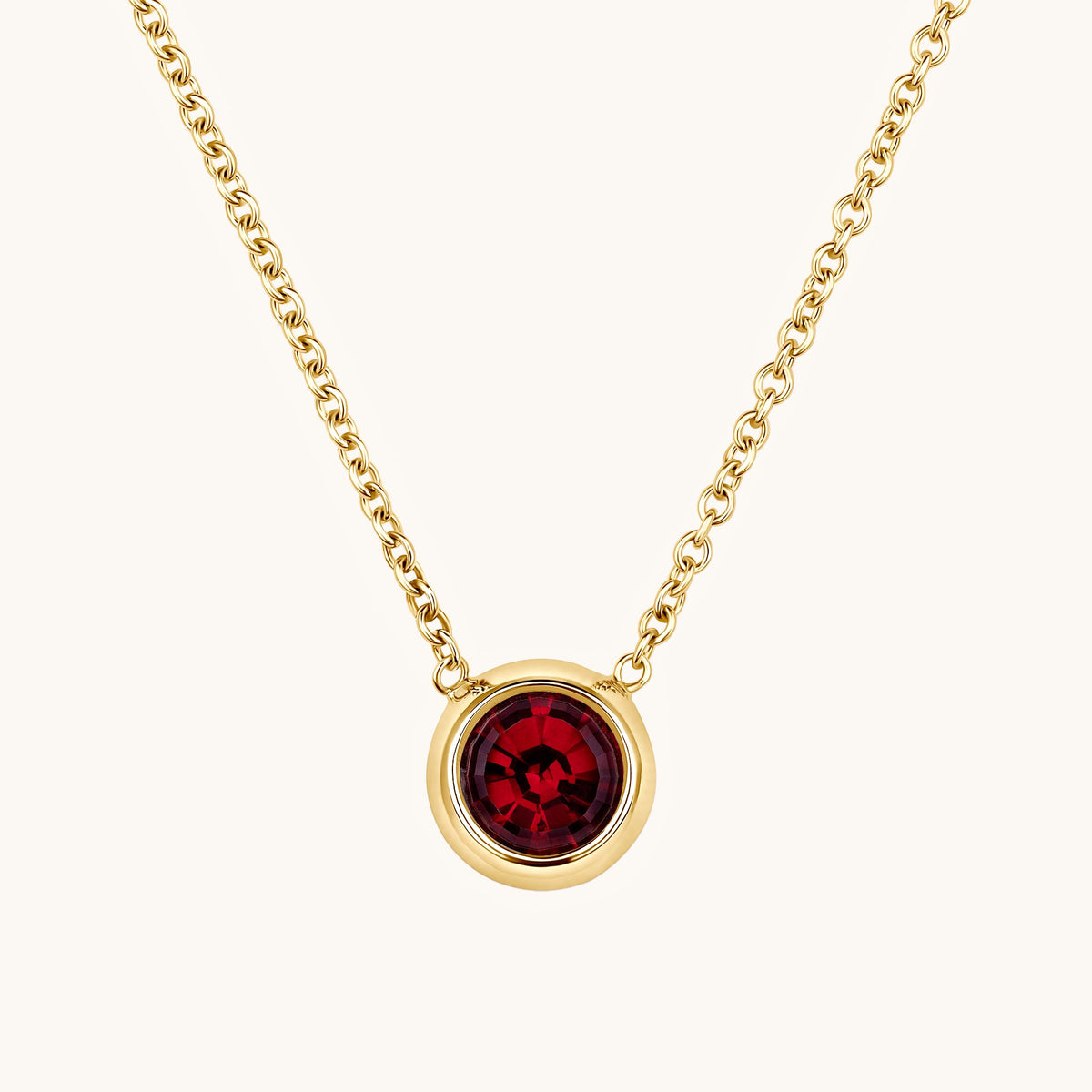 Day 1 | 12 Days of Christmas! Bezel Set Solitaire Birthstone Pendant - Happy Jewelers Fine Jewelry Lifetime Warranty