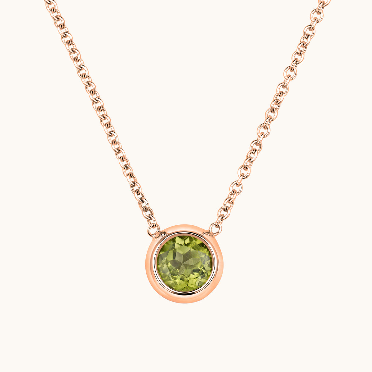 Bezel Set Solitaire Birthstone Pendant - Happy Jewelers Fine Jewelry Lifetime Warranty