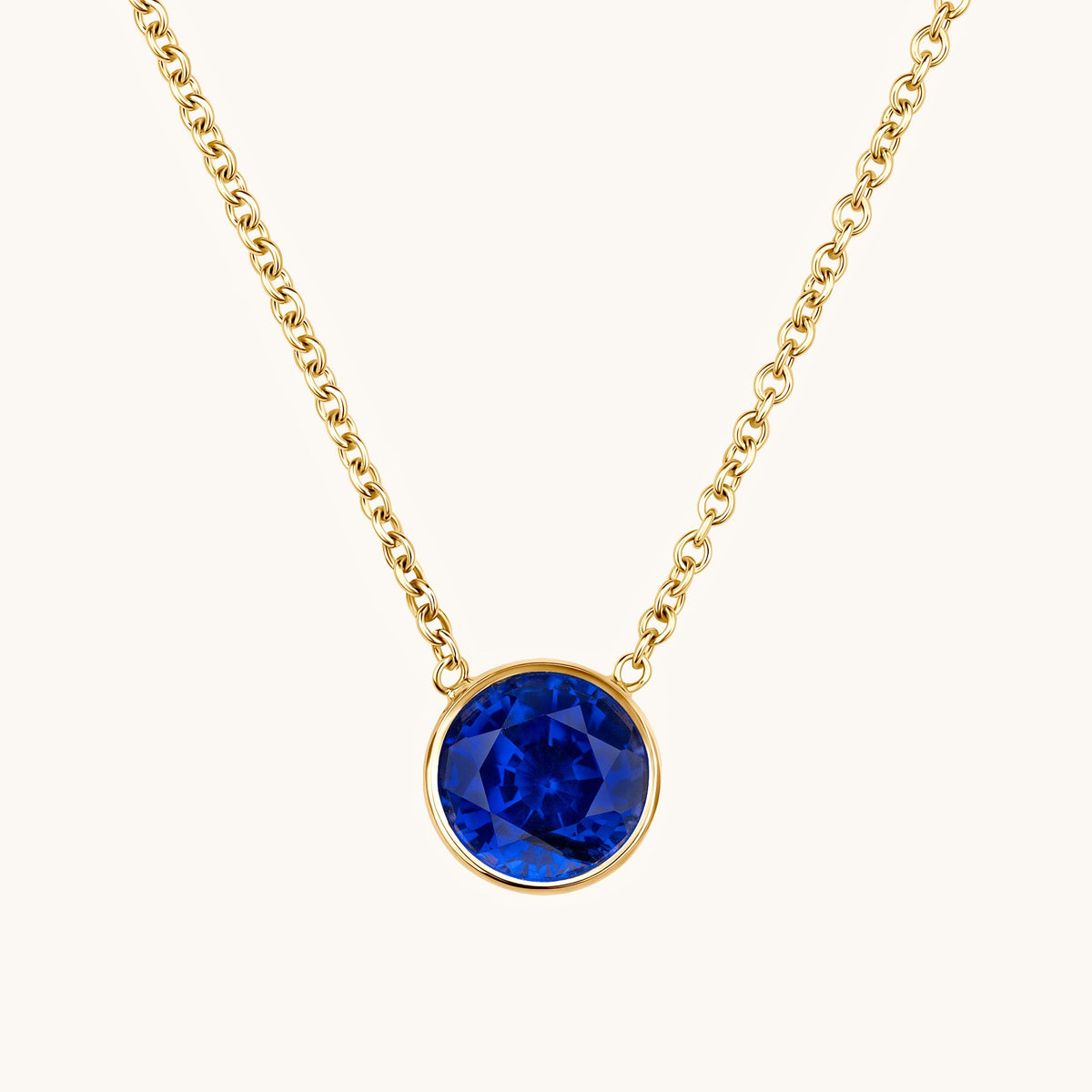Day 1 | 12 Days of Christmas! Bezel Set Solitaire Birthstone Pendant - Happy Jewelers Fine Jewelry Lifetime Warranty