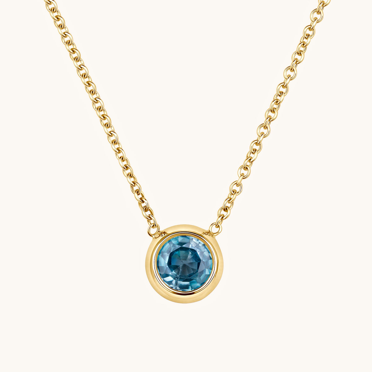 Day 1 | 12 Days of Christmas! Bezel Set Solitaire Birthstone Pendant - Happy Jewelers Fine Jewelry Lifetime Warranty