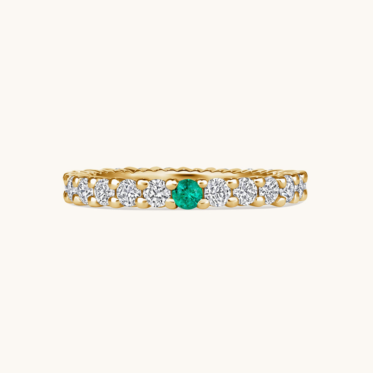 Birthstone Diamond Eternity Band - Happy Jewelers Fine Jewelry Lifetime Warranty