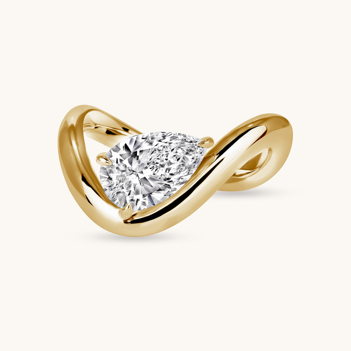 Pear Motion Pinky Ring