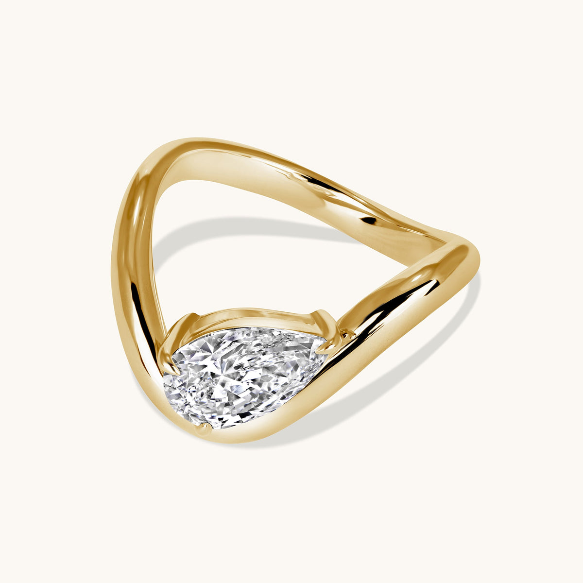 Pear Motion Pinky Ring