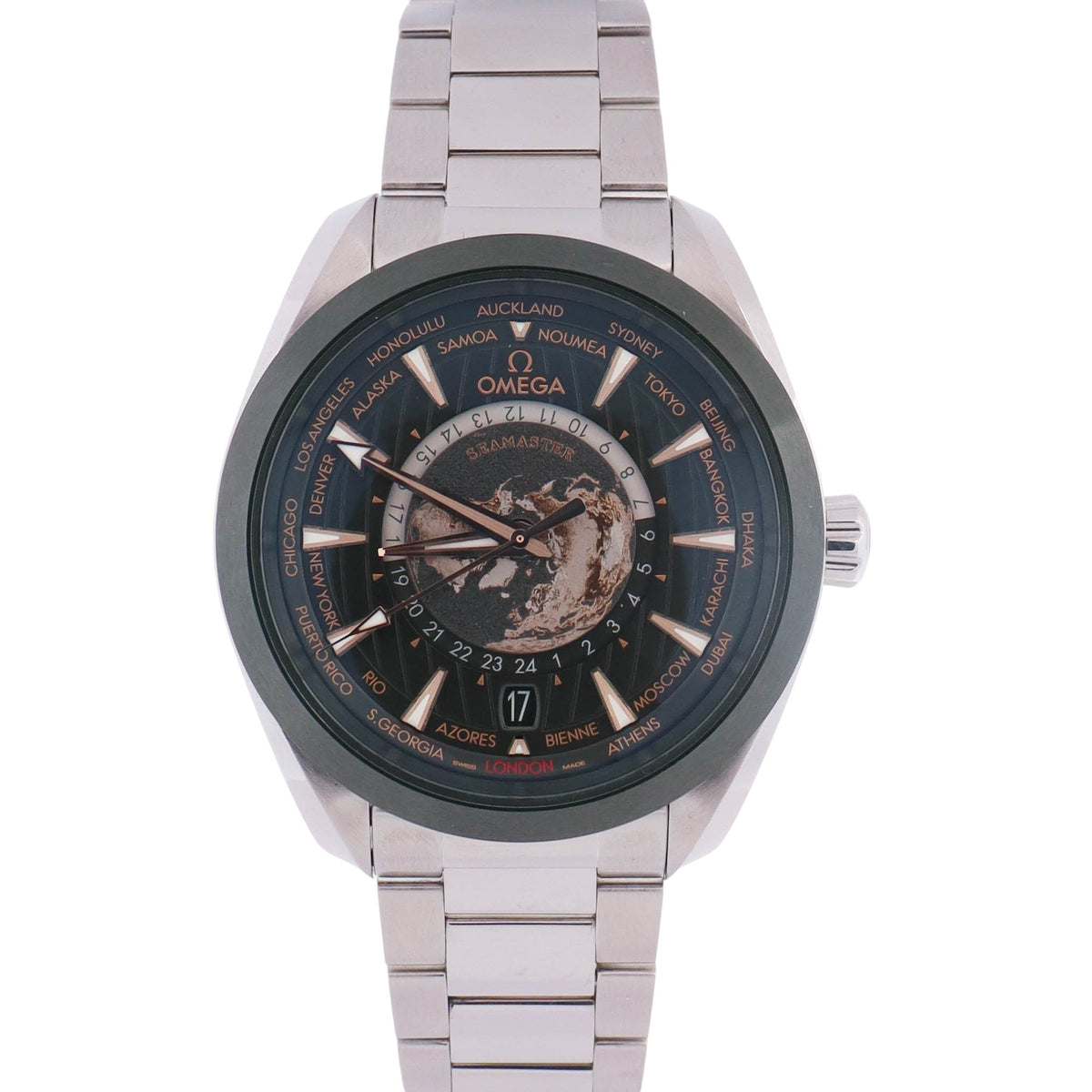 Omega Aqua Terra 43mm Green Dial Watch Ref# 220.30.43.22.10.001