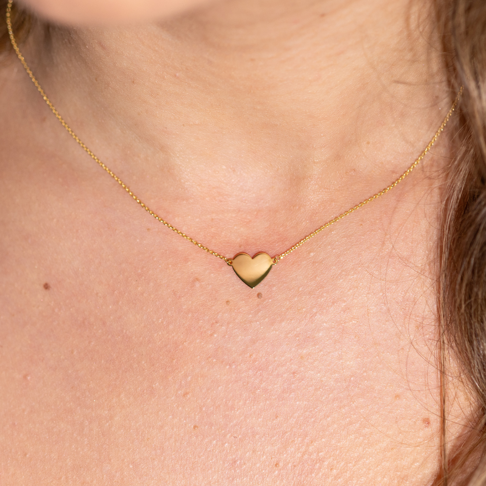 Engravable Small Heart Pendant