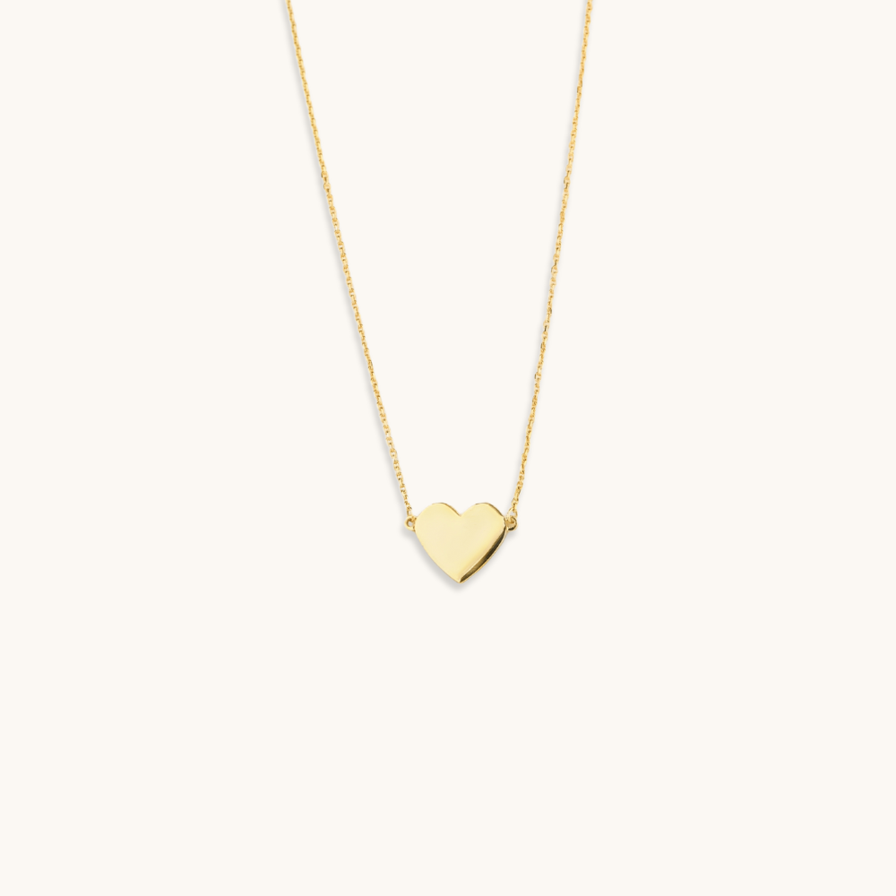 Engravable Small Heart Pendant
