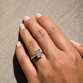 2.05ct Natural Emerald Solitaire Engagement Ring