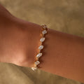 Slanted Multi Shape Lab Diamond Tennis Bracelet