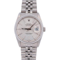 Rolex Datejust 36mm Silver Dial Watch Ref# 16220