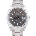 Rolex Datejust 41mm Rhodium Dial Watch Ref# 126300