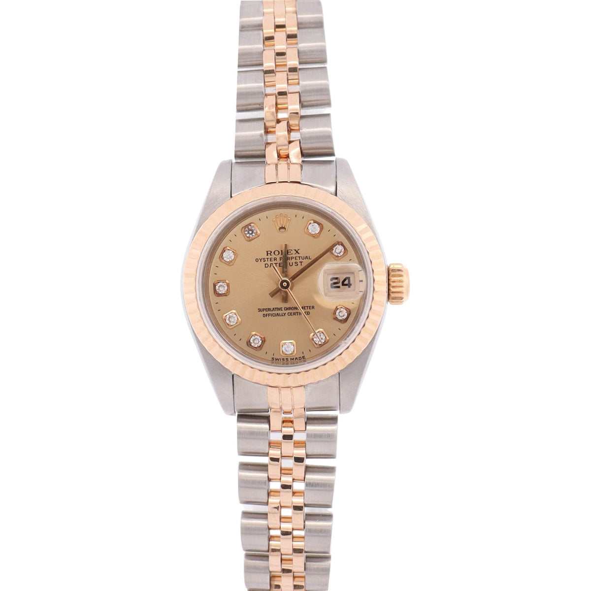 Rolex Datejust 26mm MOP Dial Watch Ref# 69173