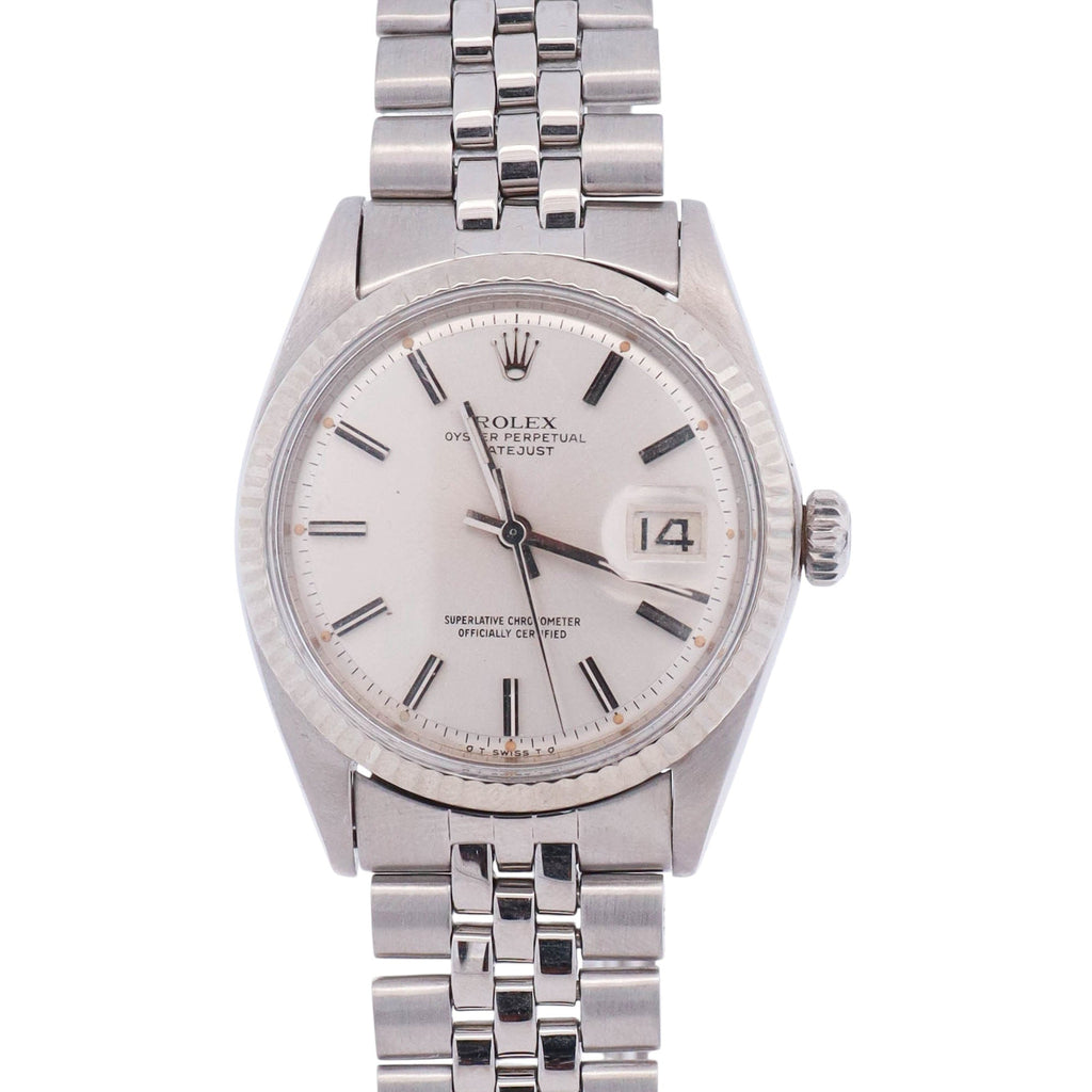 Rolex Datejust 36mm Silver Dial Watch Ref# 1601