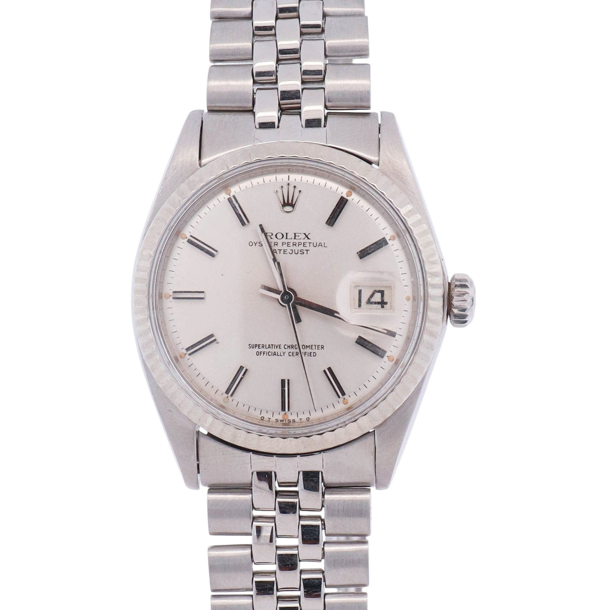 Rolex Datejust 36mm Silver Dial Watch Ref# 1601