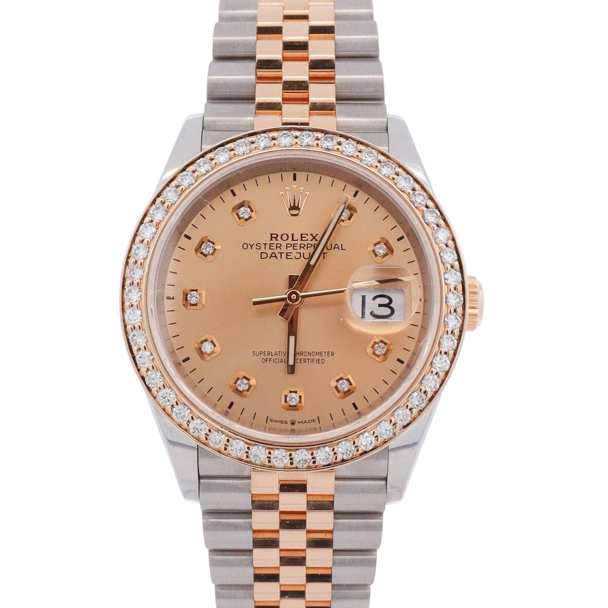 Rolex Datejust 36mm Champagne Dial Watch Ref# 126233