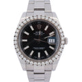 Rolex Datejust 41mm Black Dial Watch Ref# 116300