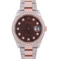 Rolex Datejust 36mm Brown Jubilee Dial Watch Ref# 126281RBR
