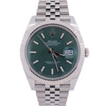 Rolex Datejust 41mm Green Dial Watch Ref# 126334