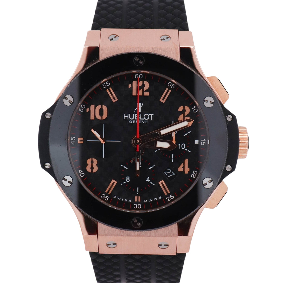 Hublot Big Bang 44mm Black Chronograph Dial Watch Ref# 301.PB.131.RX