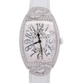 Franck Muller Cintrée Curvex 31 mm × 43 mm Silver Arabic Dial Watch Ref# 2852 SC RELIEF HJ