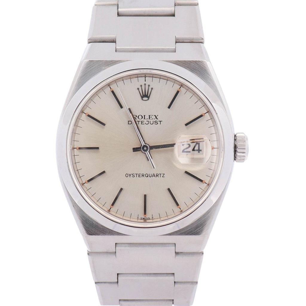 Rolex Datejust 36mm Silver Dial Watch Ref# 17000