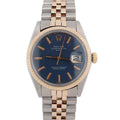 Rolex Oyster Perpetual Date 34mm Blue Dial Watch Ref# 1501