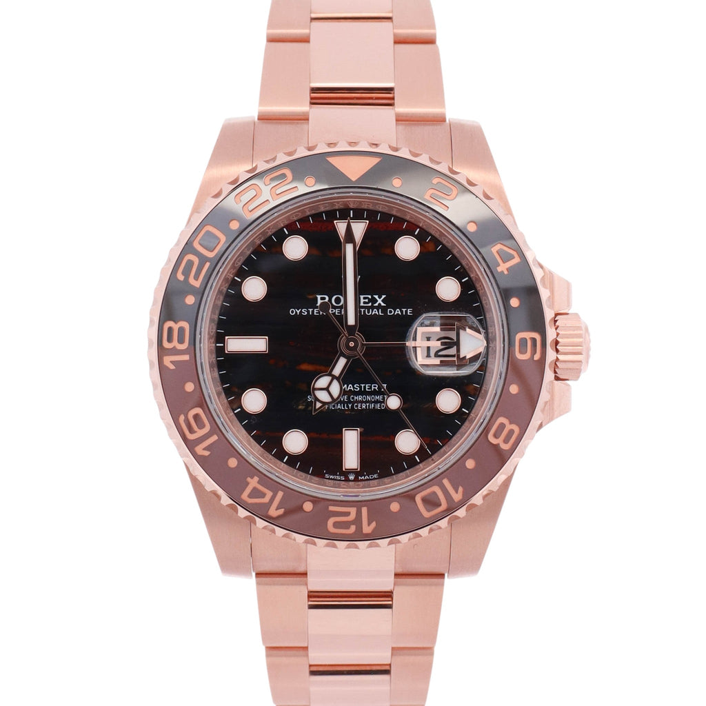 Rolex GMT-Master II 40mm "Tiger Iron" Dial Watch Ref# 126715CHNR