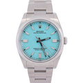 Rolex Oyster Perpetual 36mm Turquoise Dial Watch Ref# 126000